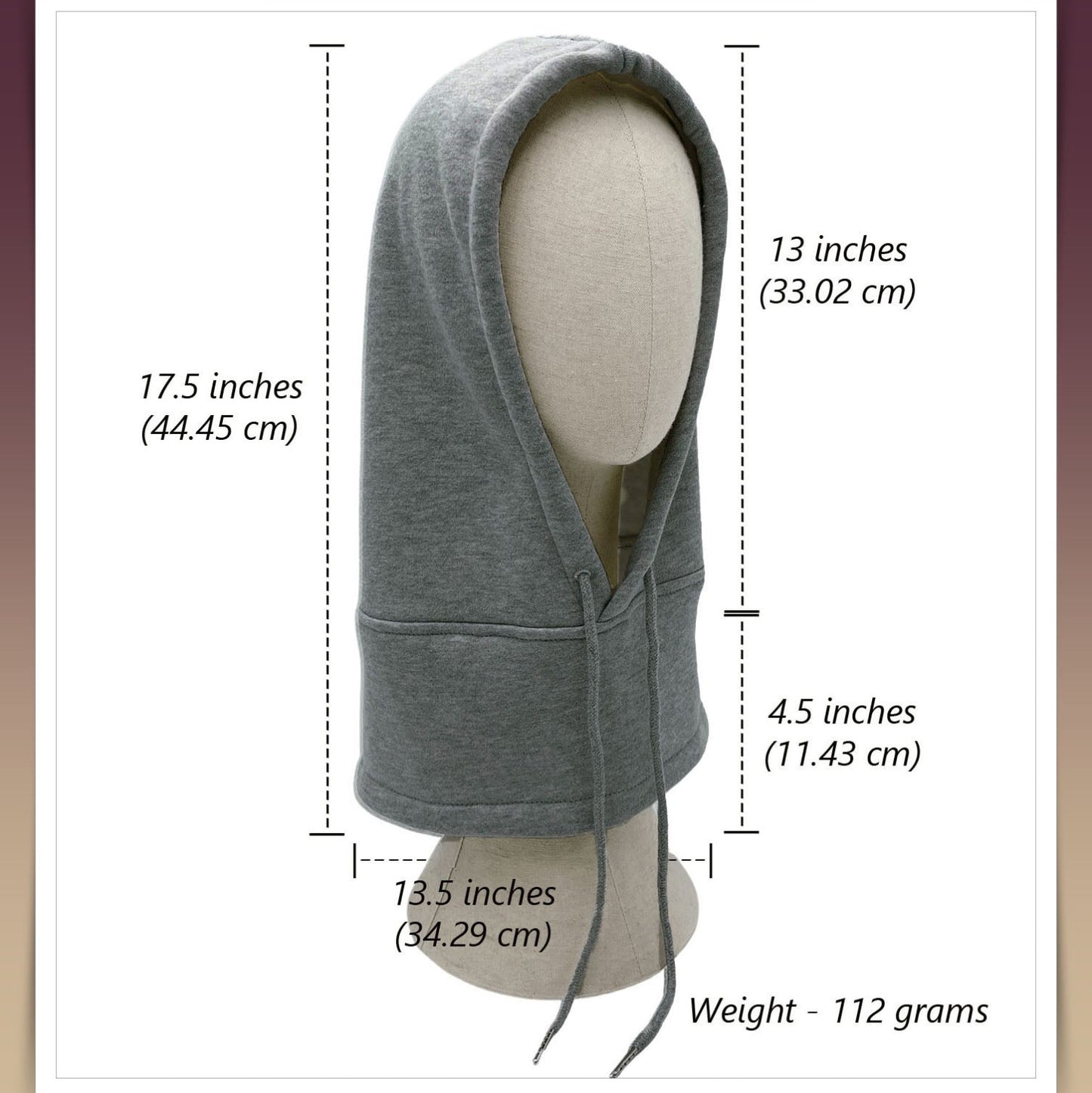 Snood Hat - Charcoal