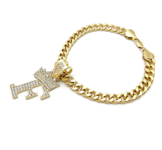 Initial-F-Dog-Necklace-Side