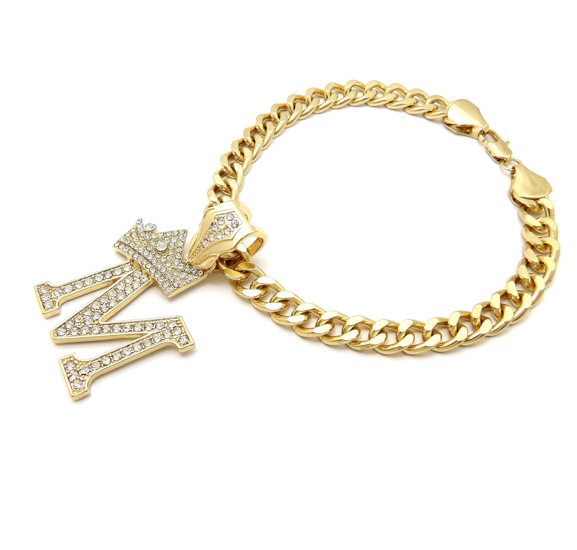 Initial-M-Dog-Necklace-Side