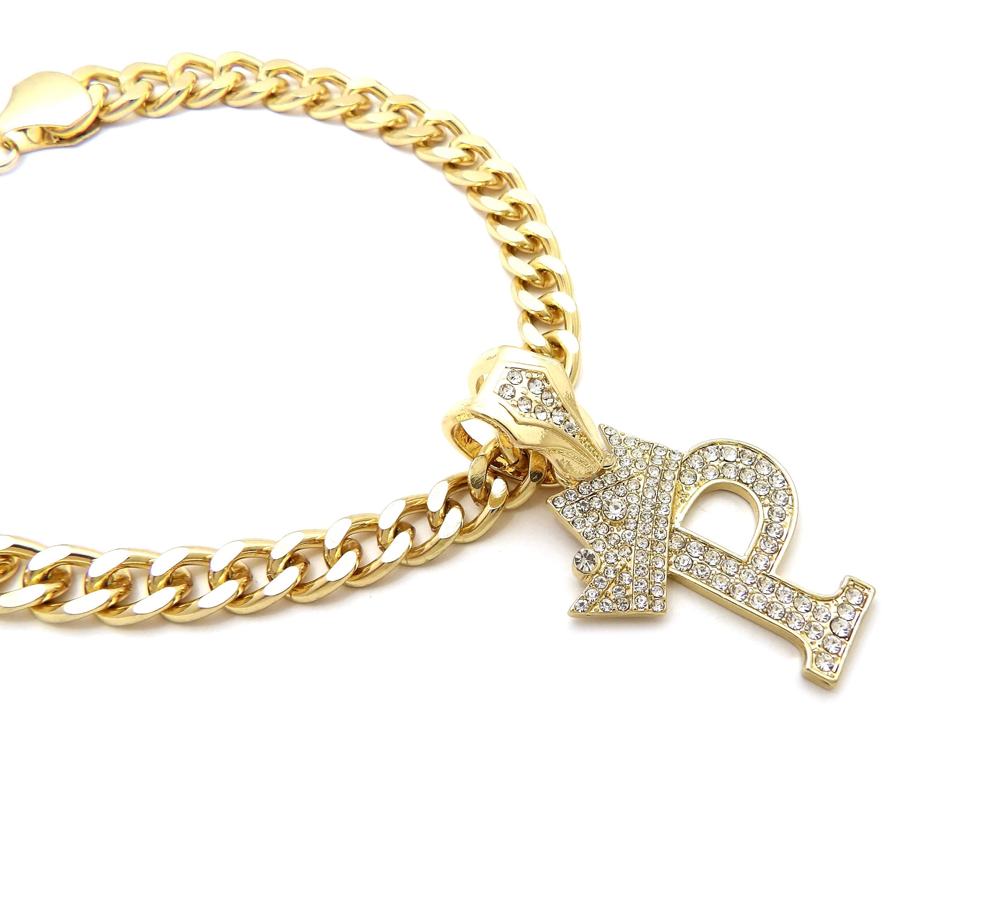 Initial-P-Dog-Necklace-Side