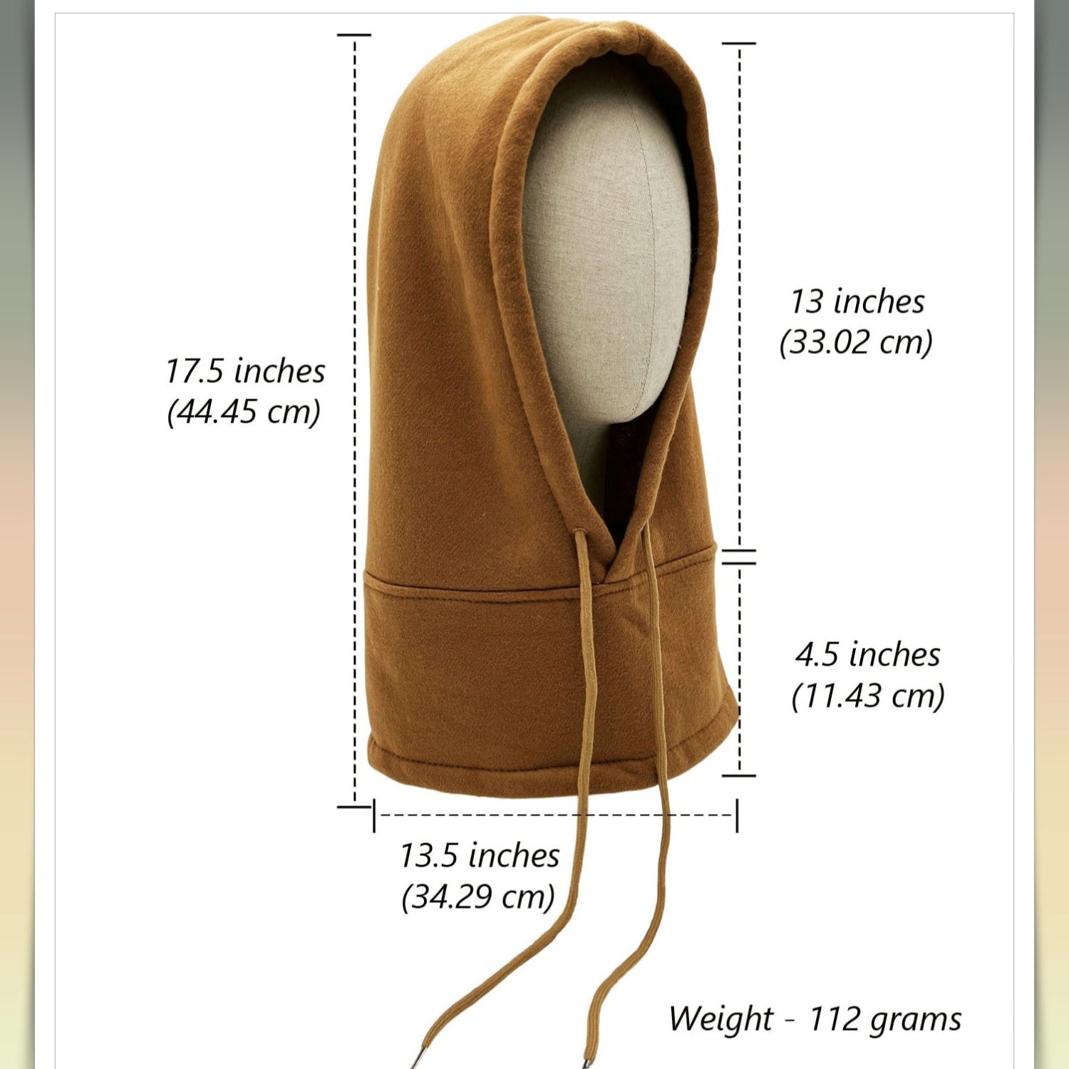 SNOOD-HAT-CAMEL-SIZE