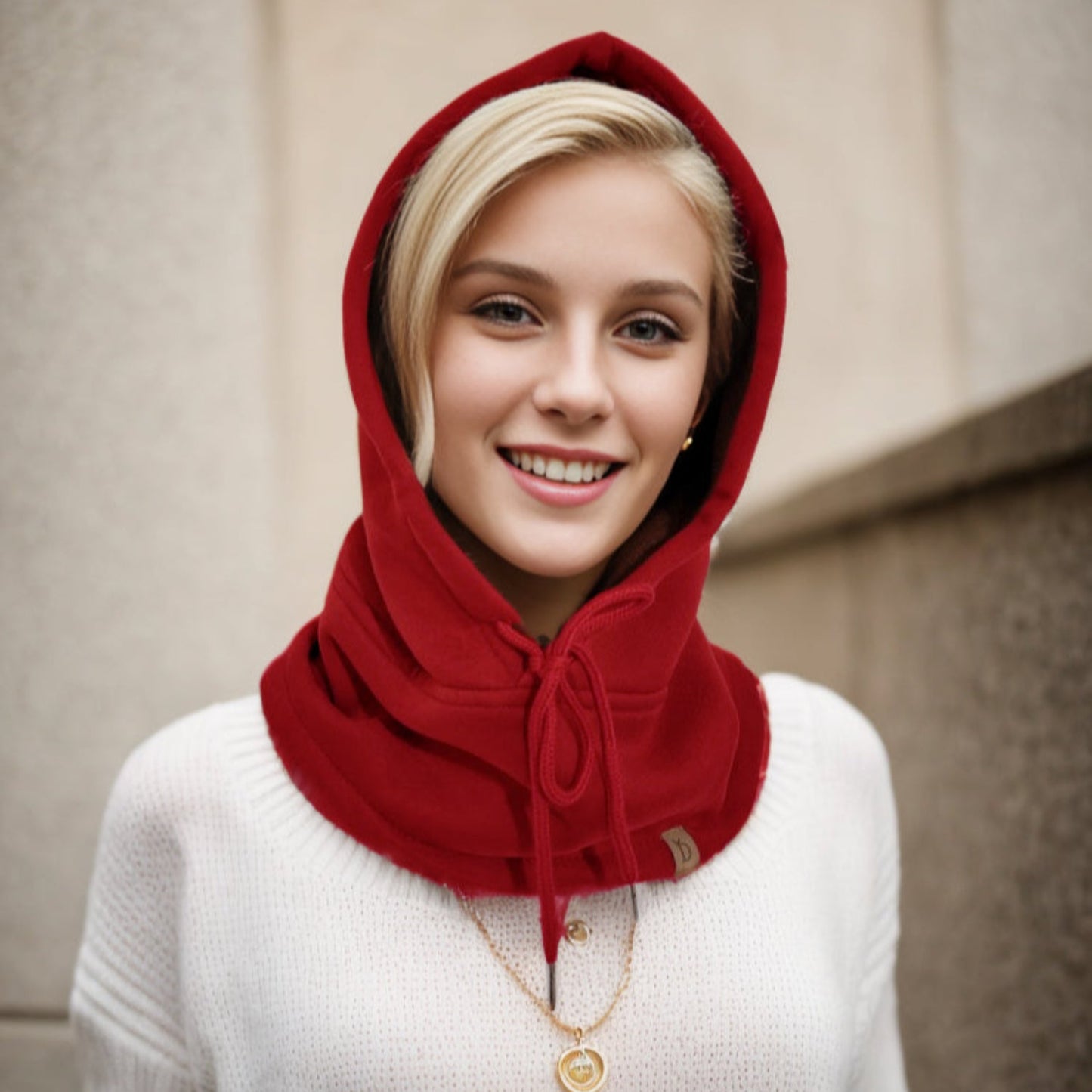SNOOD-HAT-RED