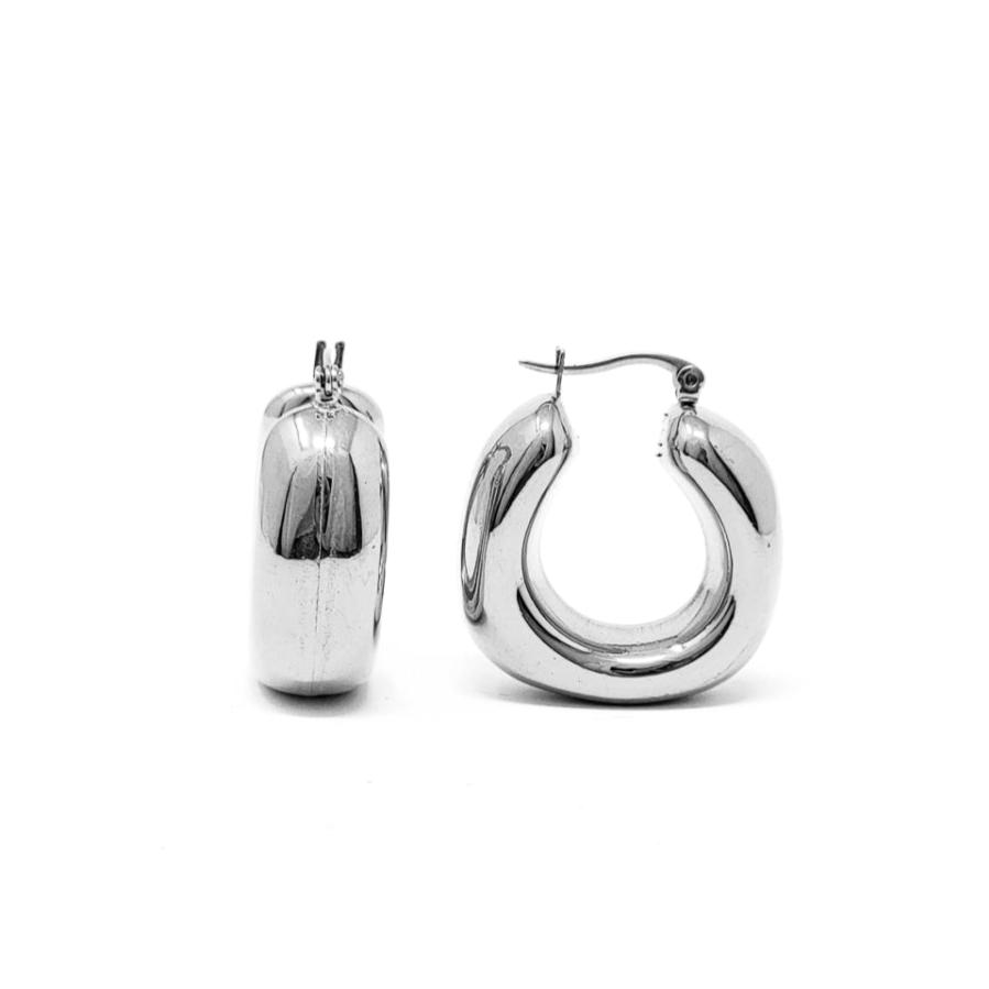 Stainless-Steel-Suare-Hoop-Earrings