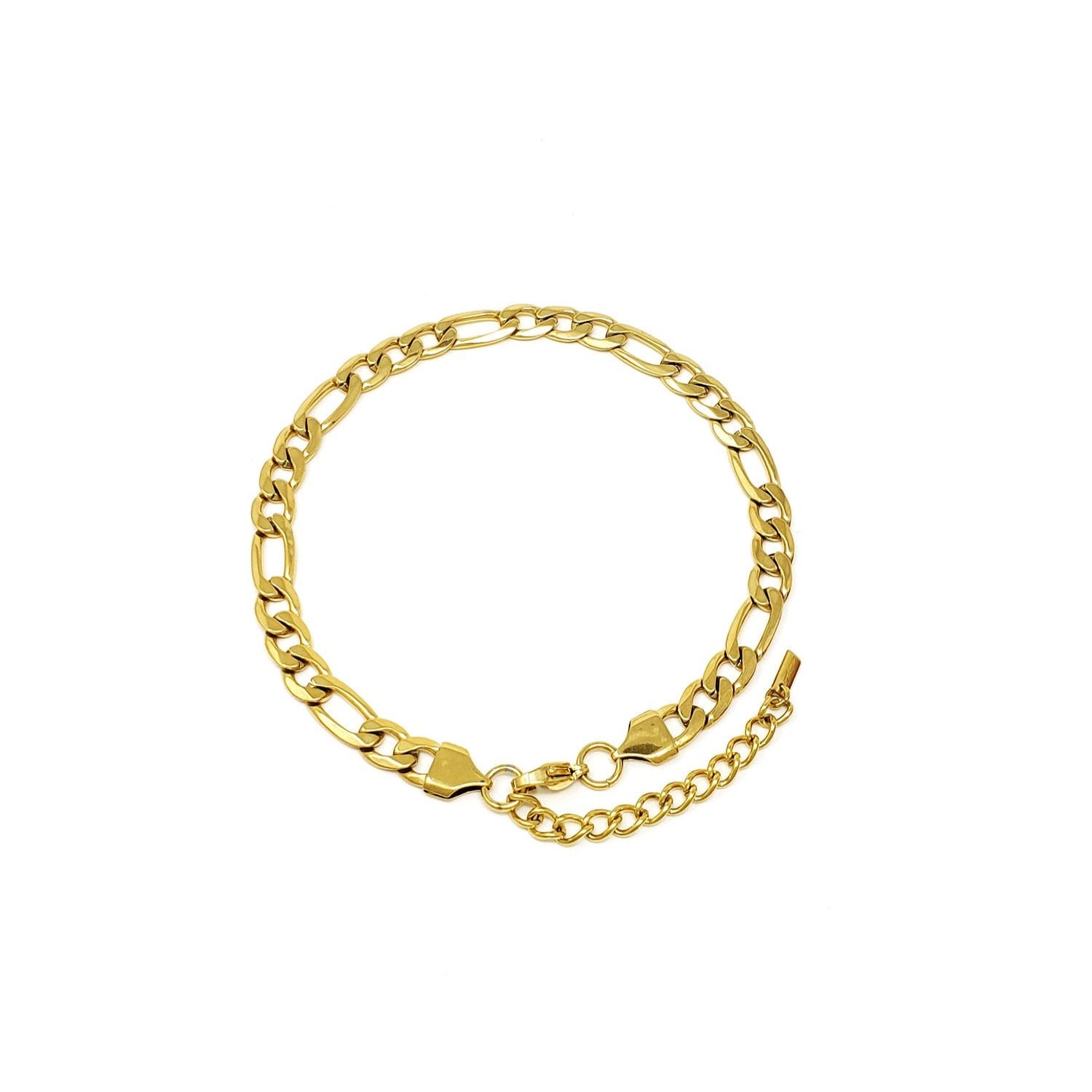 STAINLESS-STEEL-FIGARO-ANKLET