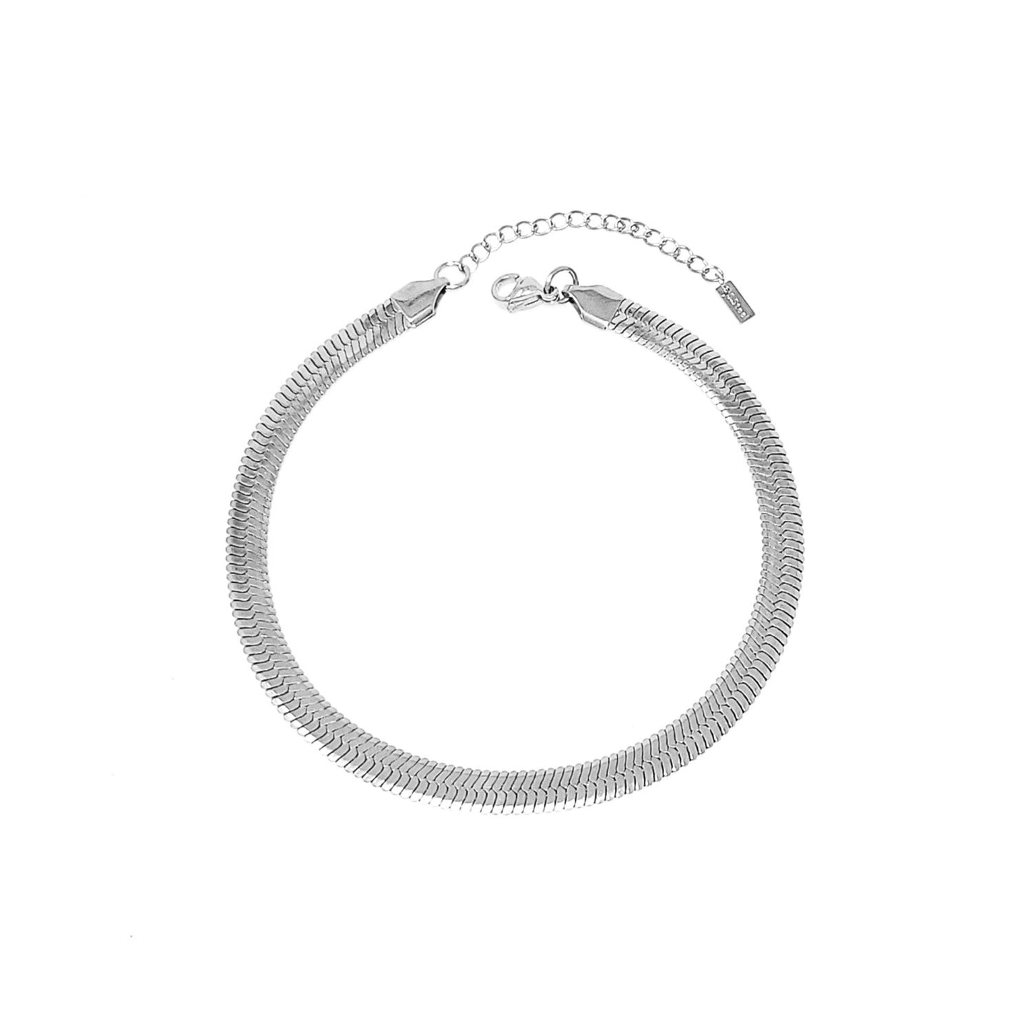 STAINLESS-STEEL-HERRINGBONE-ANKLET