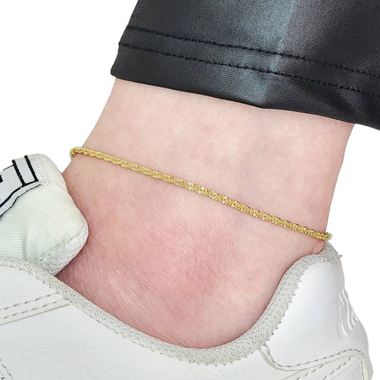 STAINLESS-STEEL-TWIST-ANKLET