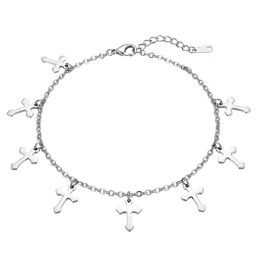 Cross Charms Anklet