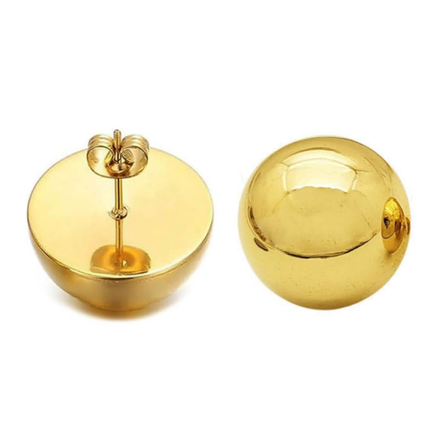 Stainless-Steel-Dome-Earrings