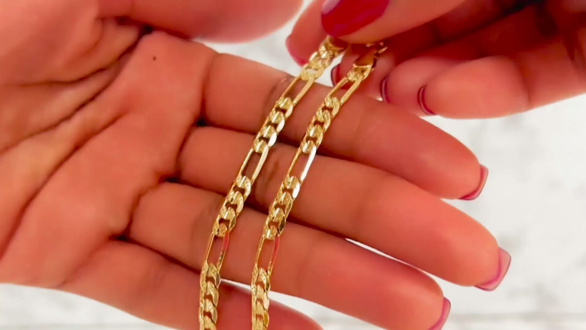 Brass-Concave-Figaro-Anklet-Tutorial