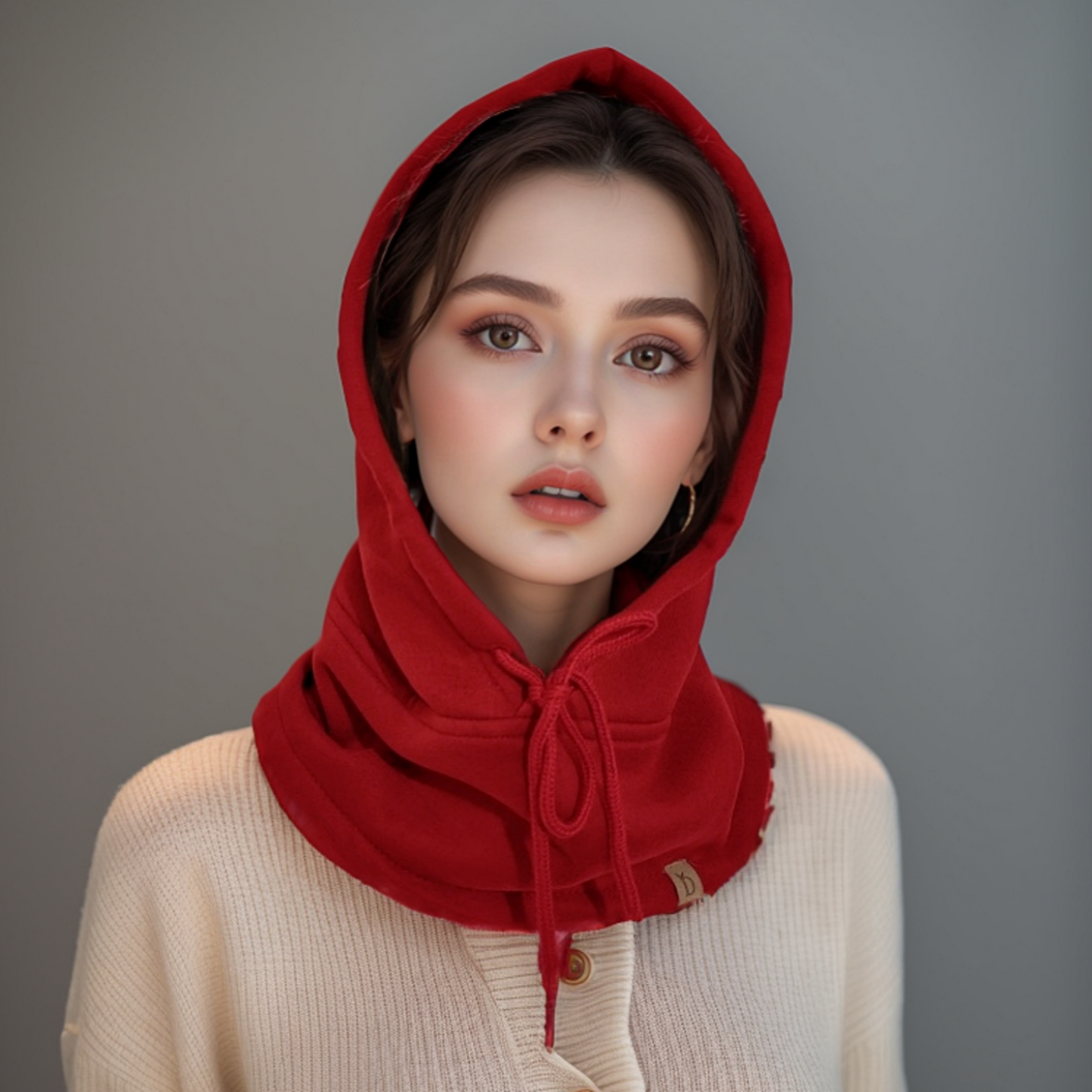 SNOOD-HAT-RED