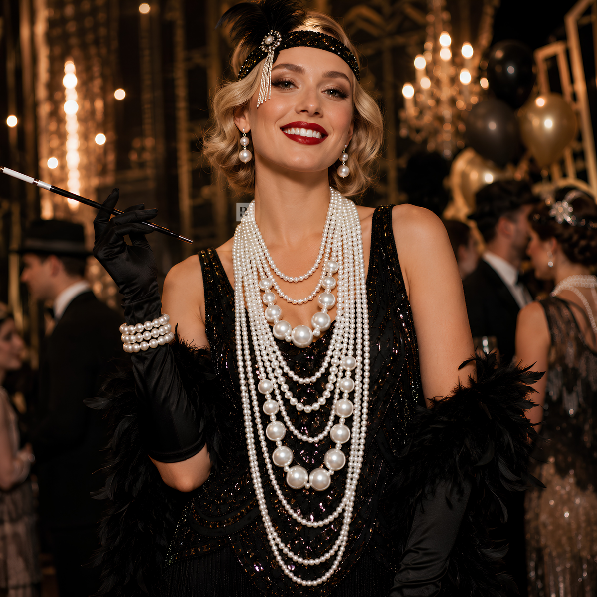 Multi-Strand-Pearl-Necklace-Lifestyle-Halloween