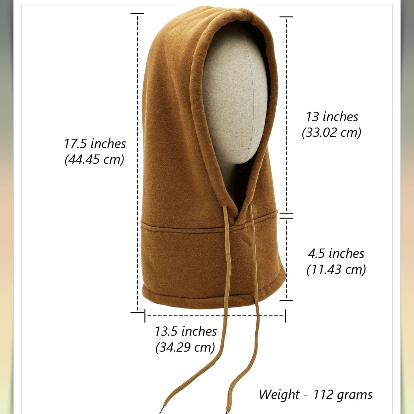 SNOOD-HAT-CAMEL-SIZE