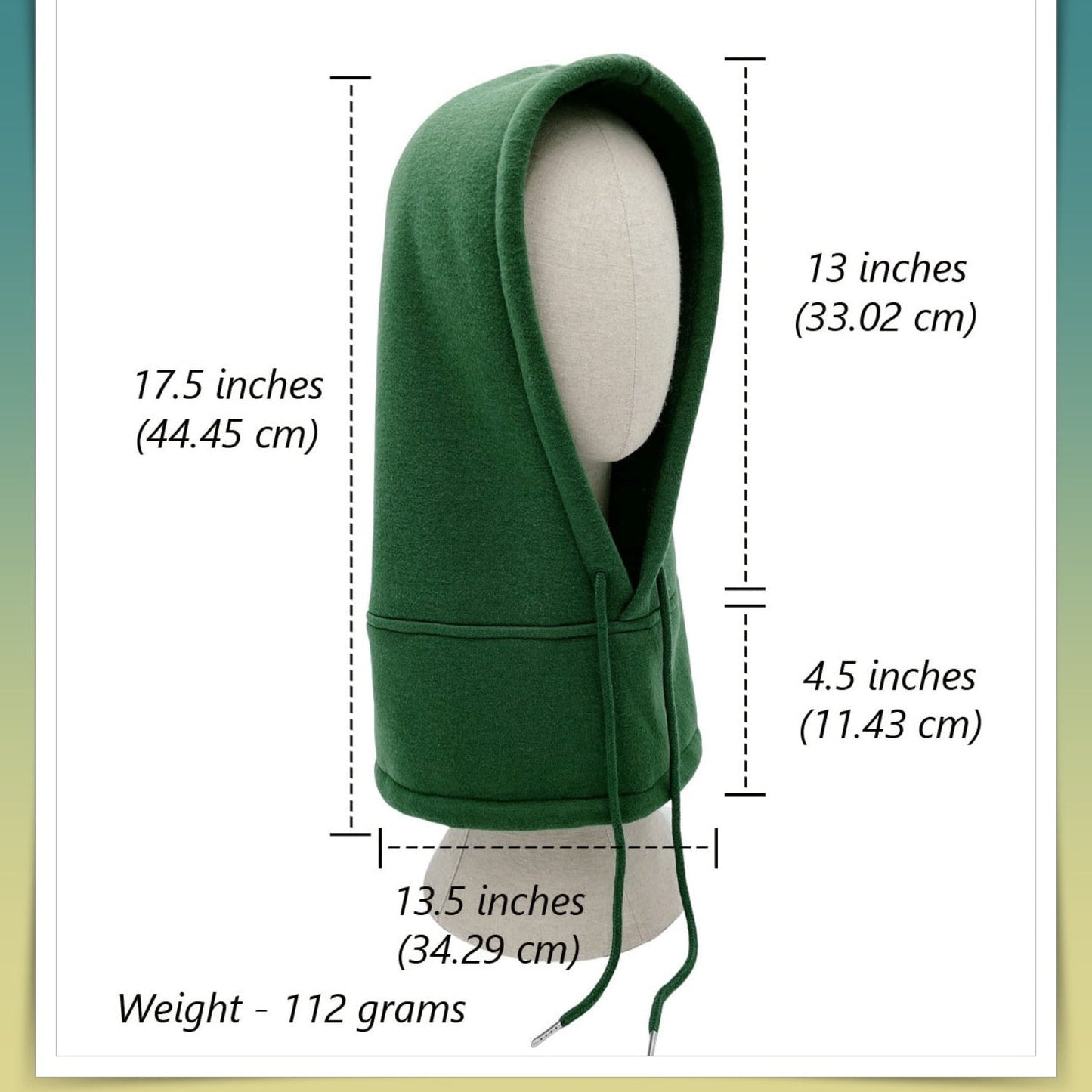 SNOOD-HAT-GREEN-SIZE