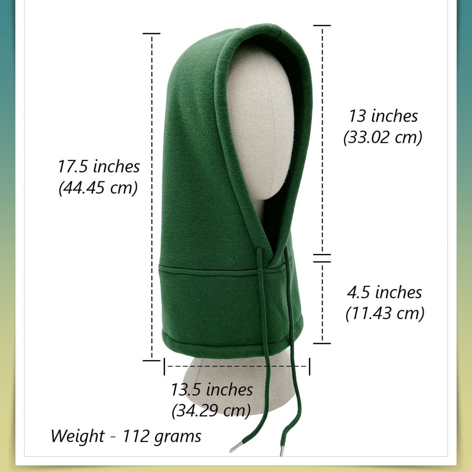 SNOOD-HAT-GREEN-SIZE