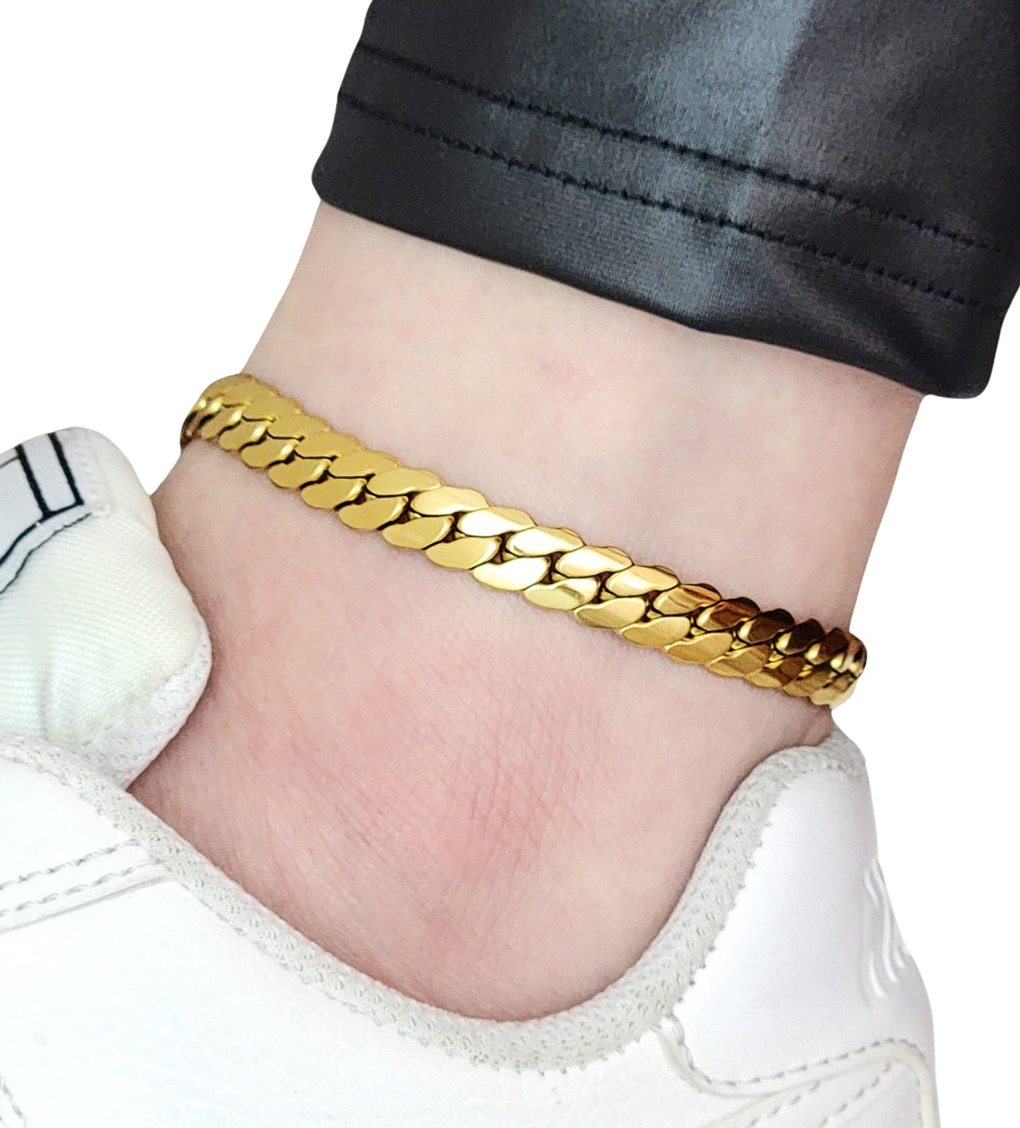 Stainless Steel | Miami Cuban Anklets 8mm