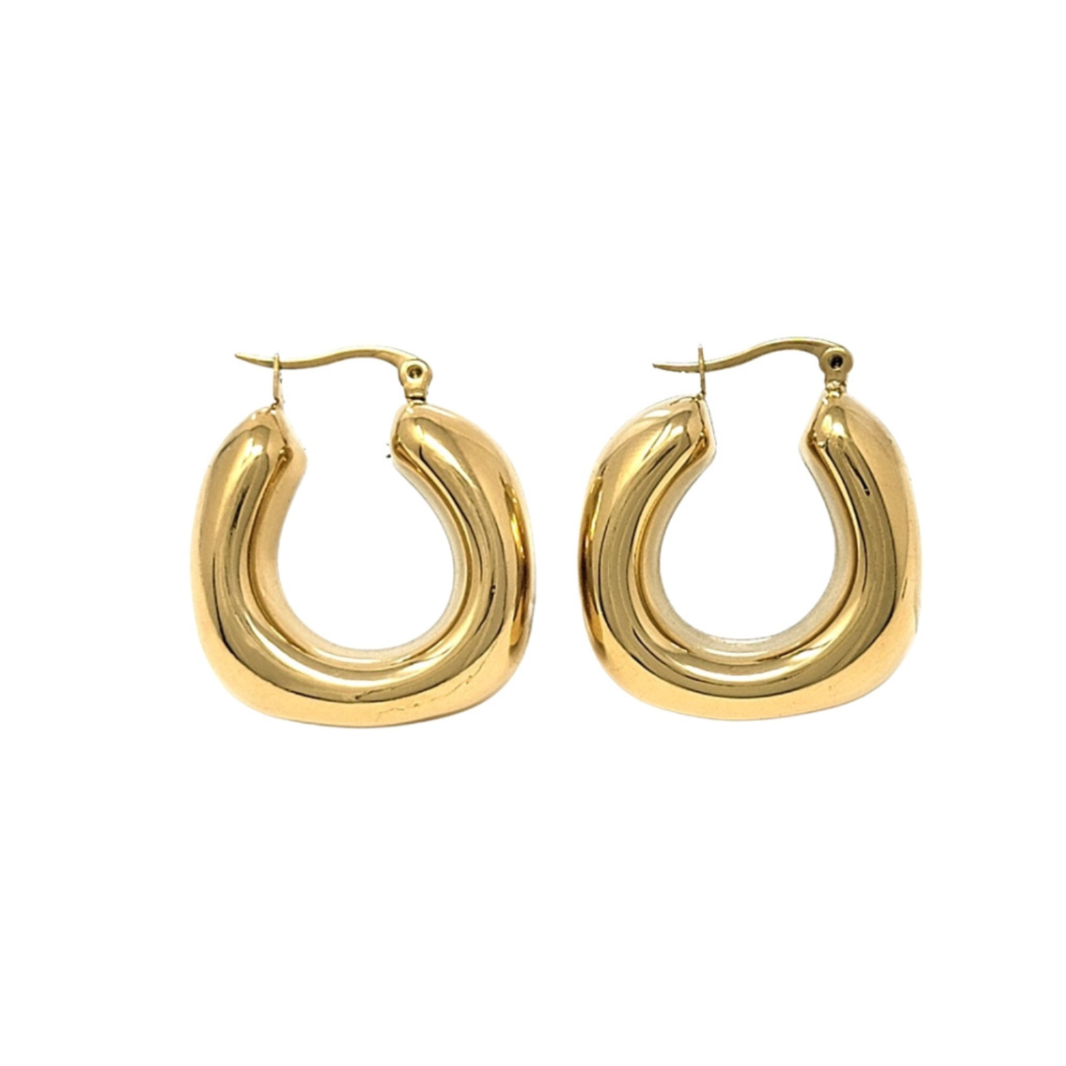 Stainless-Steel-Square-Hoop-Earrings