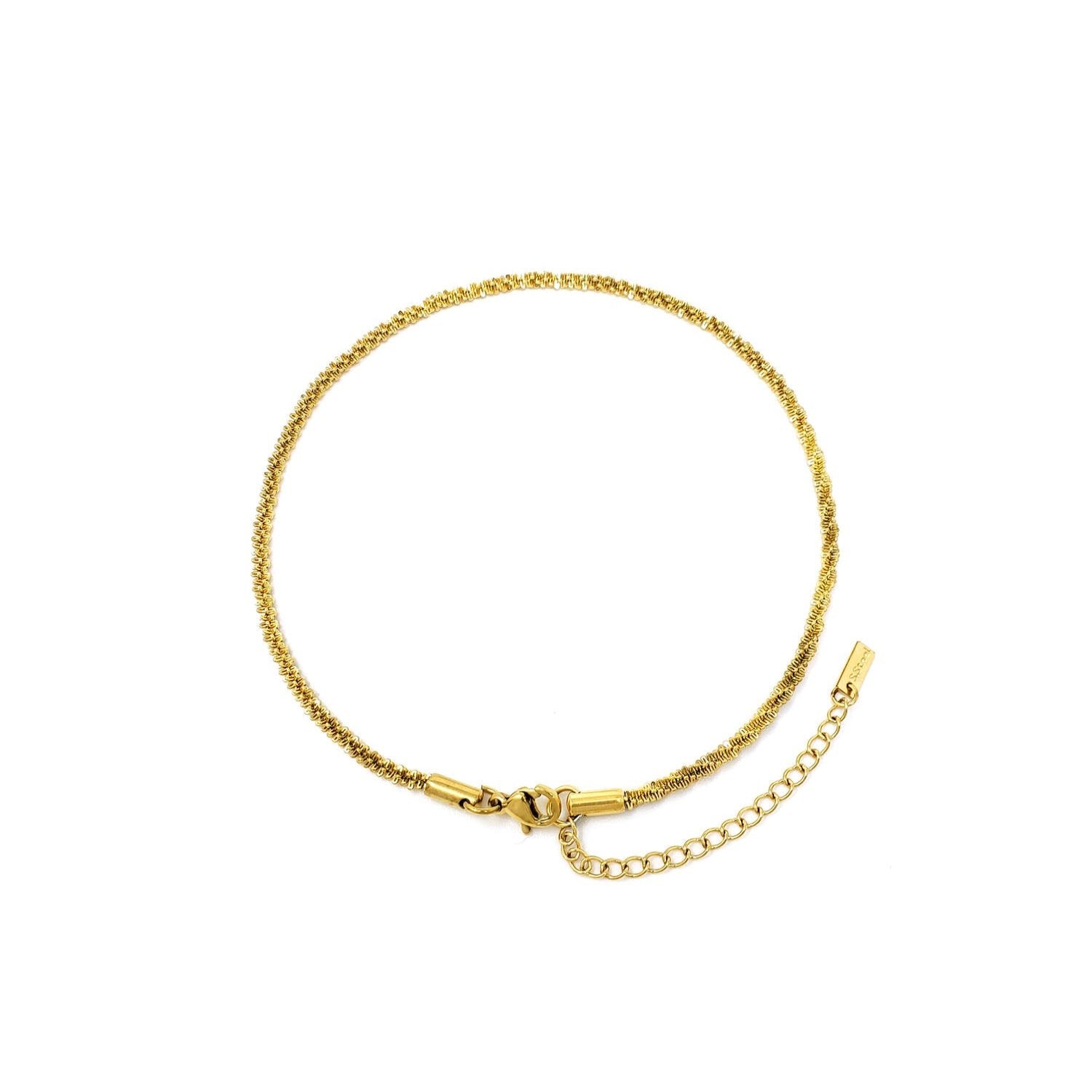 STAINLESS-STEEL-TWIST-ANKLET